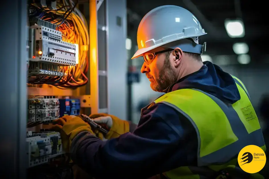 Serviço de eletricista disponível 24 horas por dia, 7 dias por semana