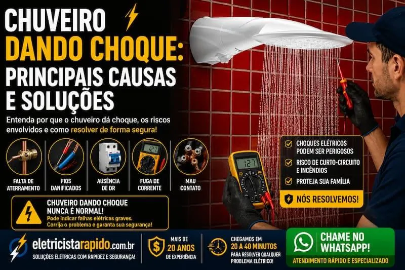 Chuveiro Dando Choque: Principais Causas e Soluções