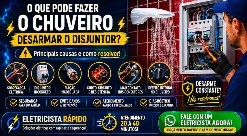 O Que Pode Fazer o Chuveiro Desarmar o Disjuntor?